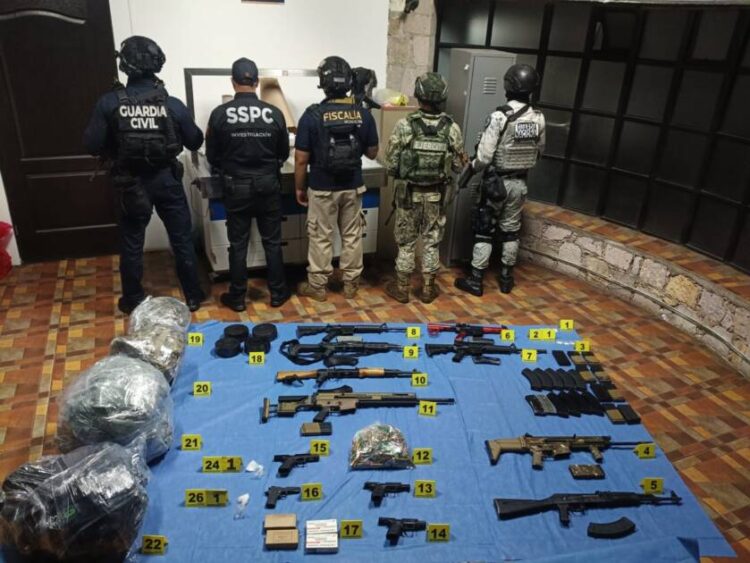 Nuevo ataque en Tinaja de Vargas y la FGE asegura armas, equipo táctico, droga y vehículos