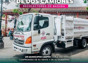 Dayana Pérez fortalece el servicio de limpieza con nuevos camiones recolectores en Salvador Escalante