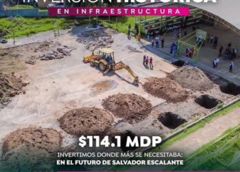 Dayana Pérez impulsa infraestructura con inversión histórica de 114.1 millones de pesos en Salvador Escalante