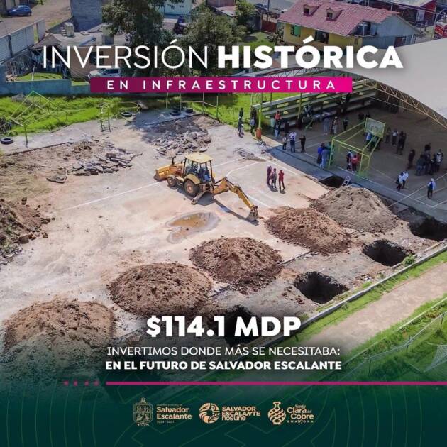 Dayana Pérez impulsa infraestructura con inversión histórica de 114.1 millones de pesos en Salvador Escalante