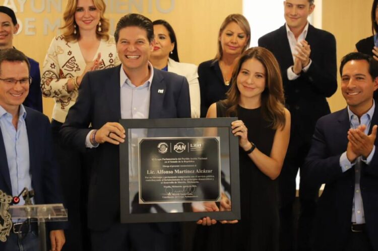 Grupo Parlamentario del PAN reconoce trabajo de Alfonso Martínez en Morelia