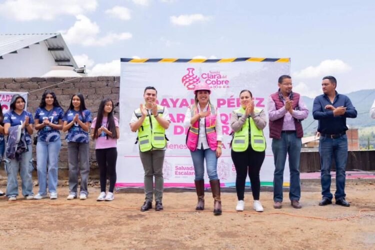 Dayana Pérez Mendoza impulsa nuevos espacios deportivos para las familias de Salvador Escalante