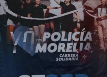 Carrera Atlética “Yo con Policía Morelia”, una justa solidaria
