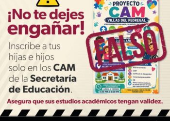Falso que  habrá un nuevo Centro de Atención Múltiple (CAM), en Villas del Pedregal: SEE