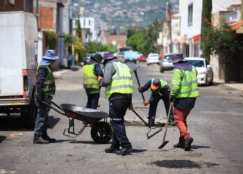 Permanentes y en distintos puntos de la ciudad, jornadas de bacheo del Gobierno de Morelia