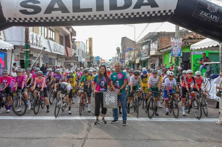 Clásica Amando “Zacapu” Martínez reúne a más de 200 ciclistas: Mónica Valdez