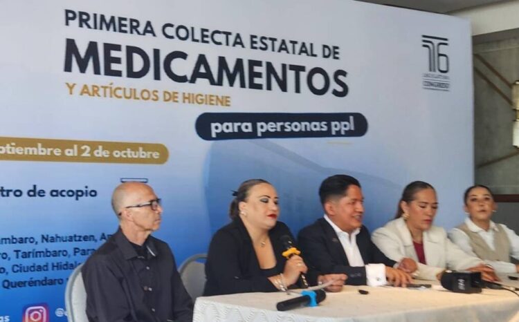 Arranca primera colecta estatal de medicamentos y artículos de higiene para personas privadas de la libertad