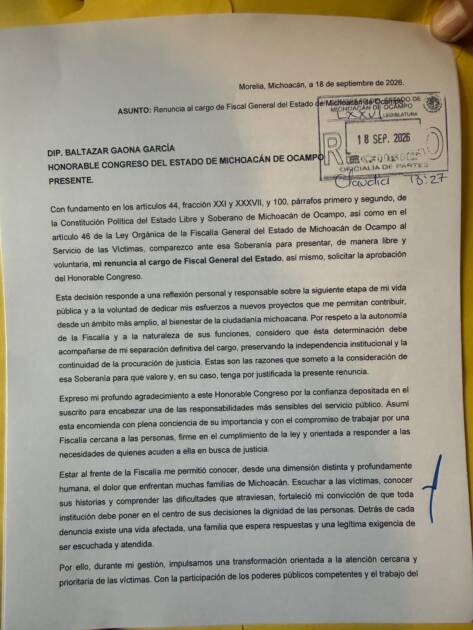 Se abre nuevo capítulo político para Carlos Torres Piña tras dejar la Fiscalía