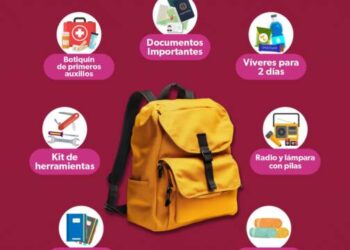 SSM te dice cómo preparar una mochila de emergencia ante temporada de lluvias