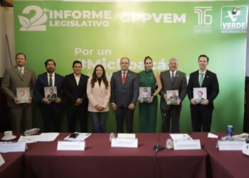 El Grupo Parlamentario del PVEM presentó su Segundo Informe de Actividades Legislativas en la 76 Legislatura