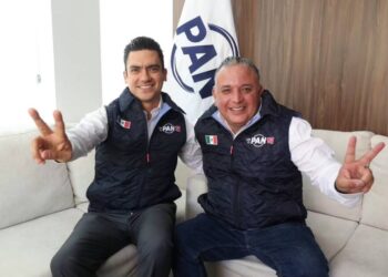 Michoacán se pintará de azul en 2027, reafirman Jorge Romero y Carlos Quintana