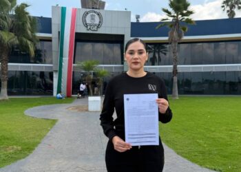 Presenta Diana Espinoza denuncia ante la FGE por ataques al honor y a la intimidad