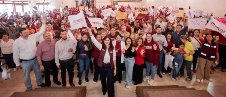 Hacer pública la encuesta de Morena legitima el proceso interno: Gaby Molina