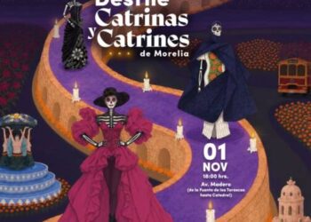 Abre SeCultura convocatoria para participar en el Desfile de Catrinas y Catrines de Morelia