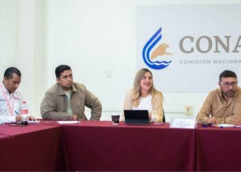 Dayana Pérez Mendoza gestiona ante CONAGUA soluciones para garantizar el abasto de agua en Ixtaro