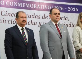 Reconoce Baltazar Gaona 50 años de lucha sindical y compromiso educativo del SPUM