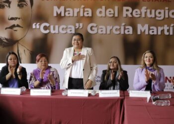 Conmemoran el Día Estatal de María del Refugio “Cuca” García, la diputada Belinda Iturbide y colectivo Leonas de la Corregidora