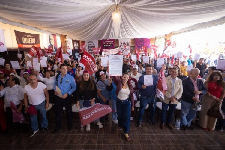 Giulianna Bugarini y liderazgos territoriales acuerdan caminar juntos por la transformación de Morelia