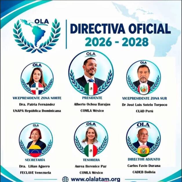 Alberto Ochoa Barajas asume presidencia de la Organización Latinoamericana de Administración; es el primer michoacano al frente de la OLA