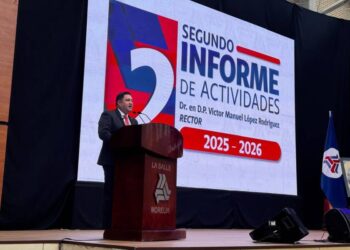 Victor Manuel López Rodríguez presentó su segundo informe de actividades como rector de la Universidad La Salle