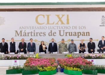 Encabeza Raúl Zepeda ceremonia por el 161 aniversario luctuoso de los Mártires de Uruapan