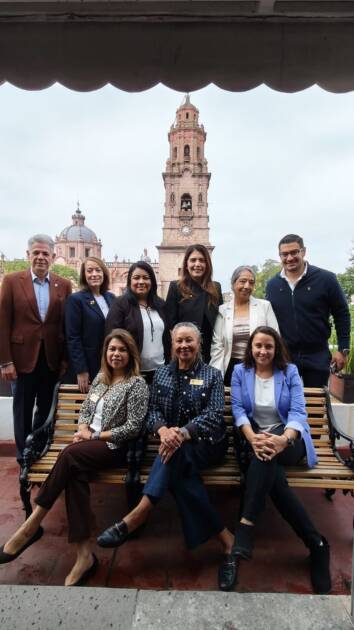 Delegación de Sacramento arriba a Morelia para agenda cultural y académica